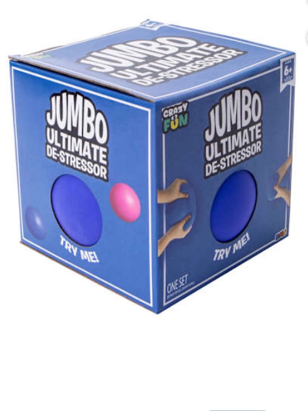 Blue Jumbo Ultimate De-Stressor Ball RMS - Picture 3 of 7